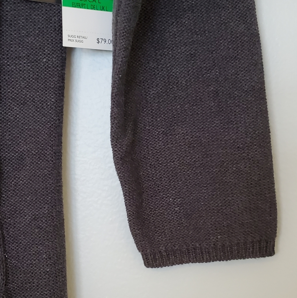 NEW NINE WEST CHARCOAL GRAY KNIT DRESS SZ M - Picture 7 of 8